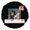 Black with Black Core Mat Board for 6x6 Frames - Fits 4x4 Photos
